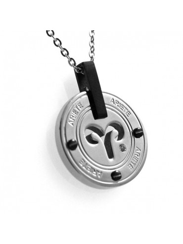 Collana con segno zodiacale ariete