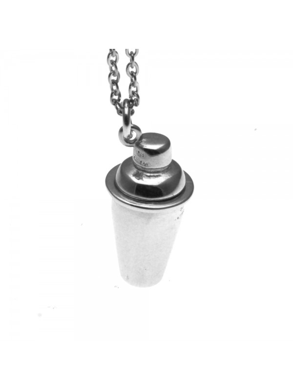 Collana con shaker ciondolo in argento 925 cln0182
