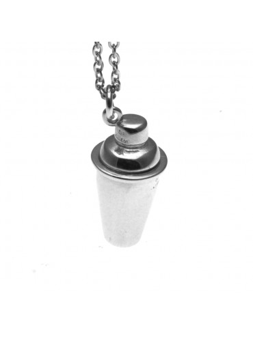 Collana con shaker ciondolo in argento 925 cln0182