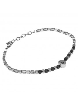 Bracciale uomo con ancora in acciaio -bcc0998