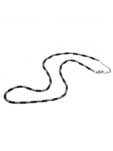 Collana uomo girocollo in acciaio bicolore - cll0889