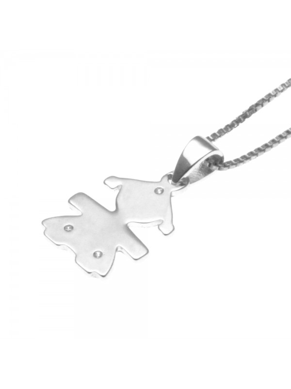 Collana donna con bebe in argento 925 - cln0320