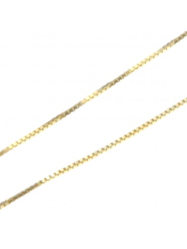 collana catenina per ciondoli veneziana cm 45 confezione da 5 pezzi - vd1245g