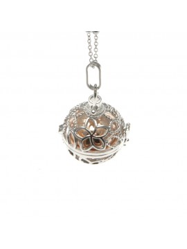 chiama angeli collana ciondolo bola messicana in bronzo xlofono catena fino a 90 cm diametro mm 25