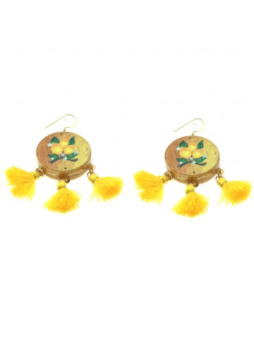Orecchini siciliani tamburello donna occ0024