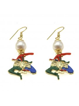 Orecchini siciliani trinacria donna occ0032