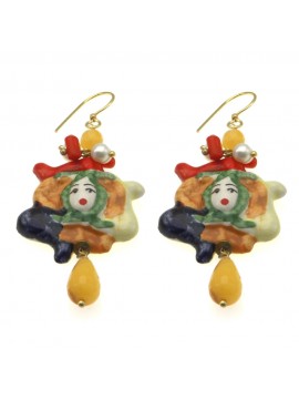 Orecchini siciliani trinacria donna occ0042