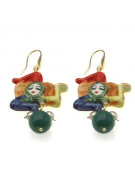 Orecchini siciliani trinacria donna occ0043