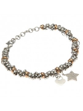Bracciale stellina donna in acciaio bcc0072