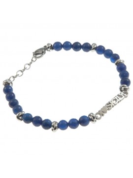 Bracciale i love sicily sicilia acciaio pietre - bcc0115