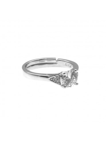 Anello donna solitario in argento 925 all0008