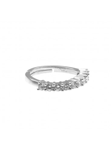 Anello donna veretta riviera in argento 925 aperto misura dalla 16 alla 18 all0012