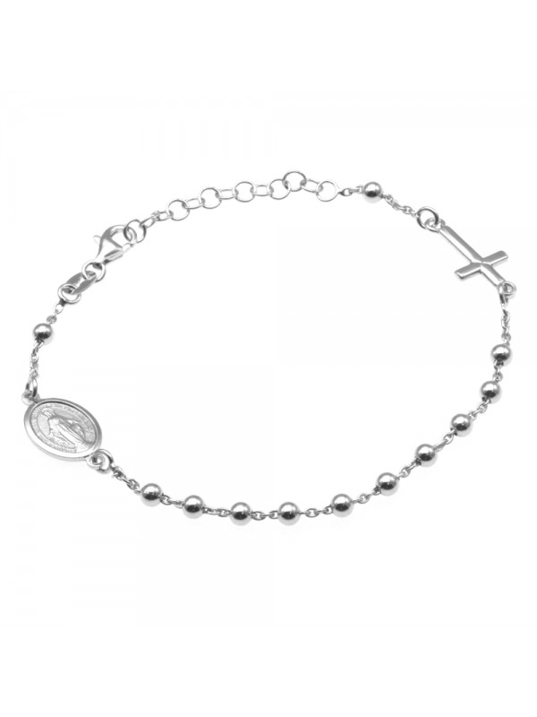 bracciale rosario argento 925 bcc1672