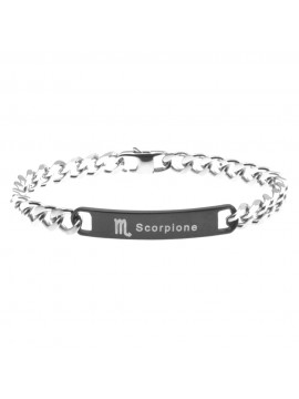 Bracciale scorpione segno zodiacale acciaio bcc0273