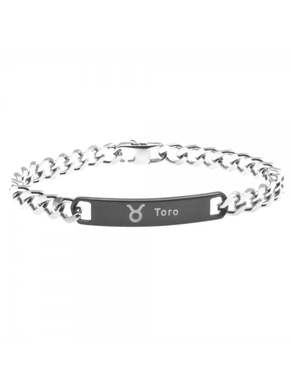 Bracciale toro segno zodiacale acciaio bcc0274
