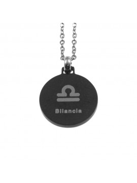 Collana bilancia segno zodiacale acciaio cln0068