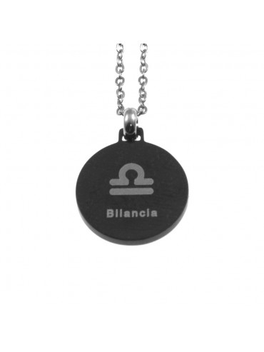 Collana bilancia segno zodiacale acciaio cln0068