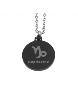 Collana capricorno segno zodiacale acciaio cln0071