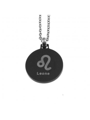 Collana leone segno zodiacale acciaio cln0075