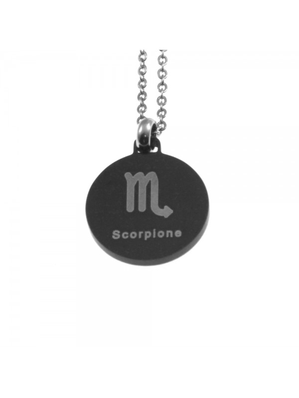 Collana scorpione segno zodiacale acciaio cln0078