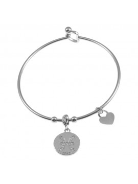 Bracciale con segno zodiacale pesci donna bcc0277