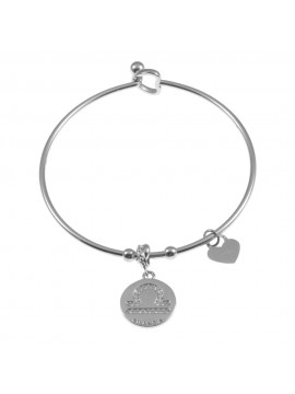 Bracciale con segno zodiacale bilancia donna bcc0278