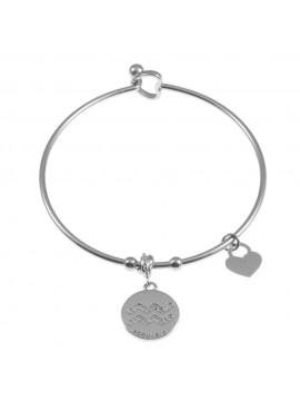 Bracciale con segno zodiacale acquario donna bcc0281