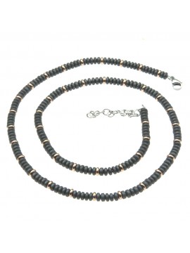Collana uomo pietre e acciaio cll0791