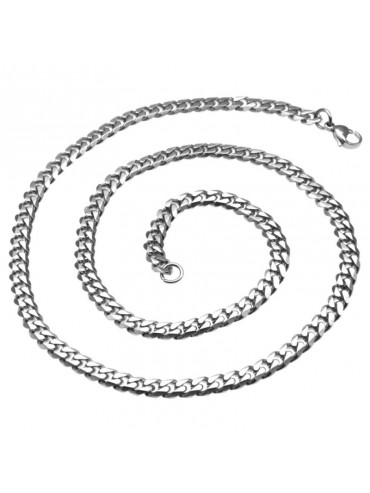 Collana uomo grumetta in acciaio cll0790