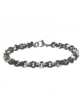 Bracciale uomo acciaio invecchiato roll on bcc0422