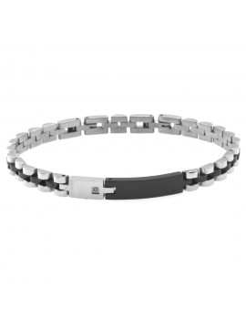 bracciale uomo piastra per incisione acciaio bcc2596