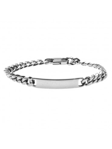 bracciale grumetta groumette uomo in acciaio bcc1490