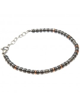 Bracciale uomo acciaio multicolor bcc0425