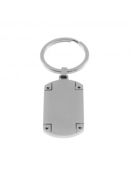 Portachiavi uomo piastra acciaio prt0038
