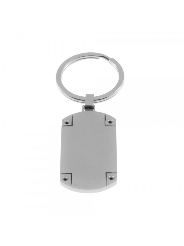 Portachiavi uomo piastra acciaio prt0038