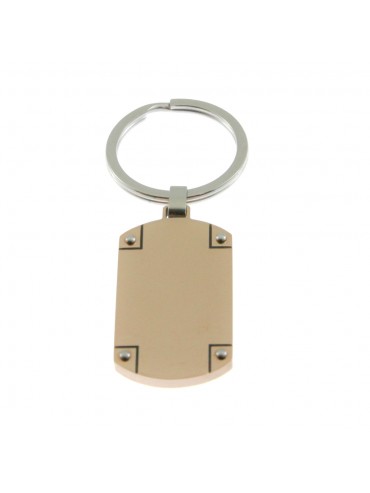 Portachiavi uomo piastra acciaio prt0039