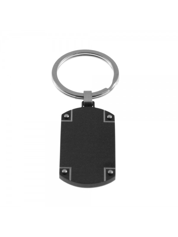 Portachiavi uomo piastra acciaio prt0040