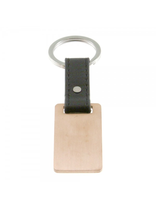 portachiavi uomo acciaio pelle prt0113