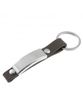 portachiavi uomo pelle e acciaio prt0123
