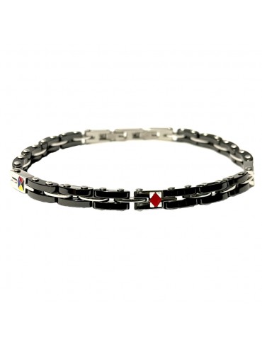 Bracciale uomo bandiere nautiche bcc0474