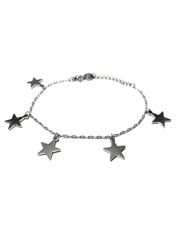 bracciale con stelline donna acciaio bcc0749