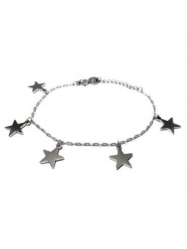 bracciale con stelline donna acciaio bcc0749