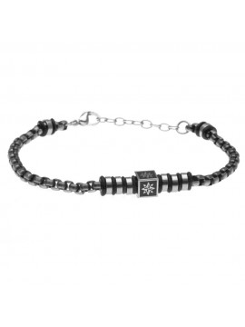 bracciale uomo rosa dei venti acciaio bcc1141