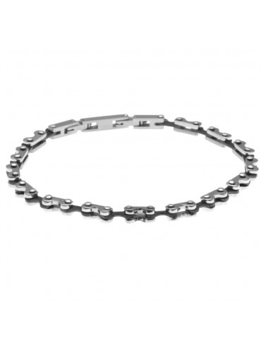 bracciale uomo acciaio bicolore bcc2055