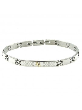 bracciale cavallino ferrari uomo acciaio bcc2696