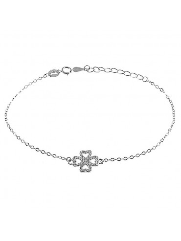 bracciale quadrifoglio donna argento 925 bcc2733