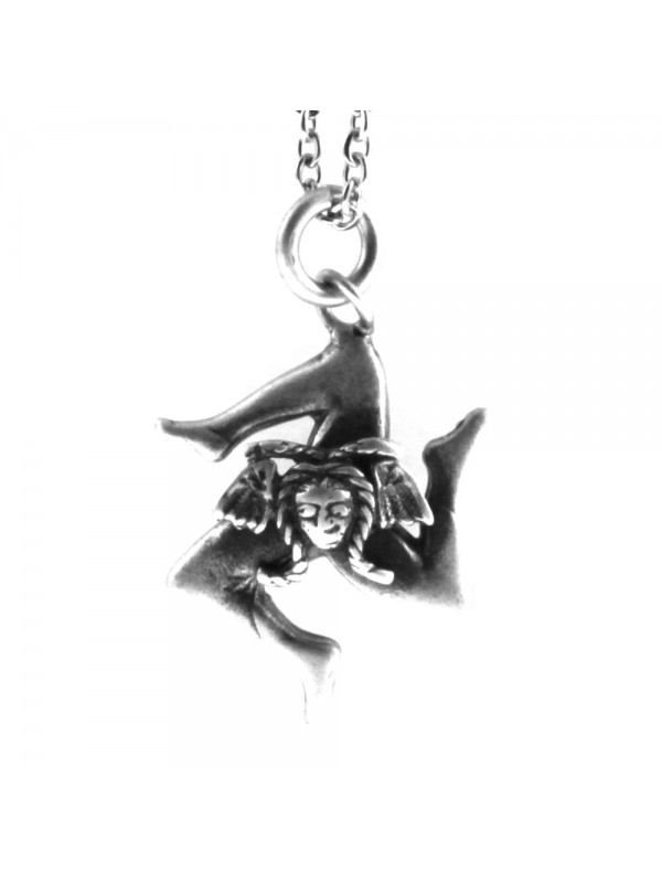 collana trinacria siciliana sicilia argento cll1861