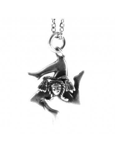 collana trinacria siciliana sicilia argento cll1861