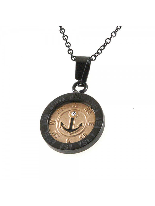 collana ancora uomo acciaio cll1878