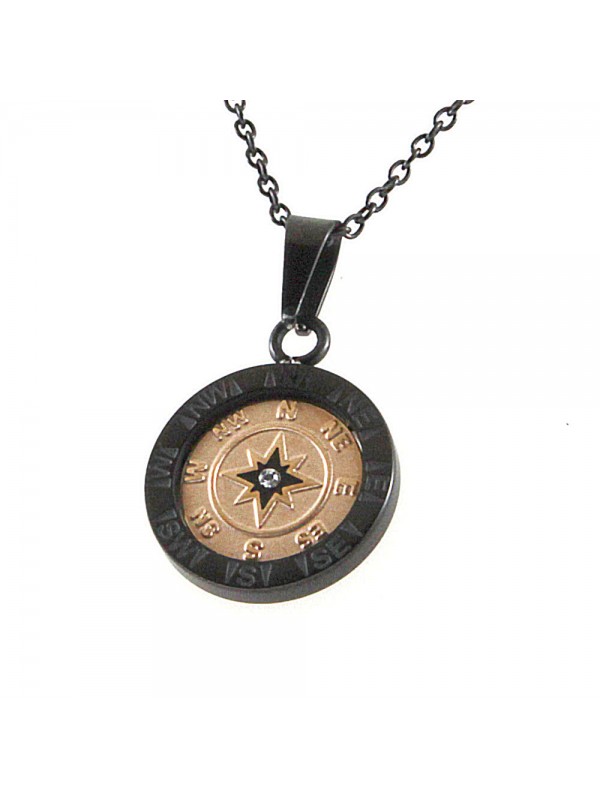 collana rosa dei venti uomo acciaio cll1879